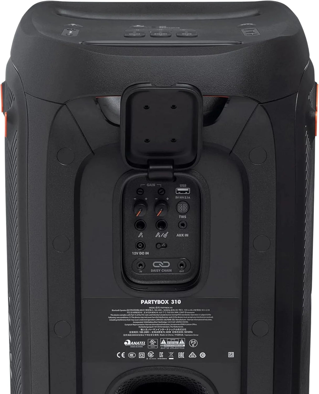 Jbl Partybox 110 JBLPARTYBOX110EU Głośnik Bluetooth, Czarny, ‎24 x 69 x 2,5 cm