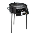Barbacoa Algo Más de Gas de Triple Uso 50 cm con 2 Fuegos