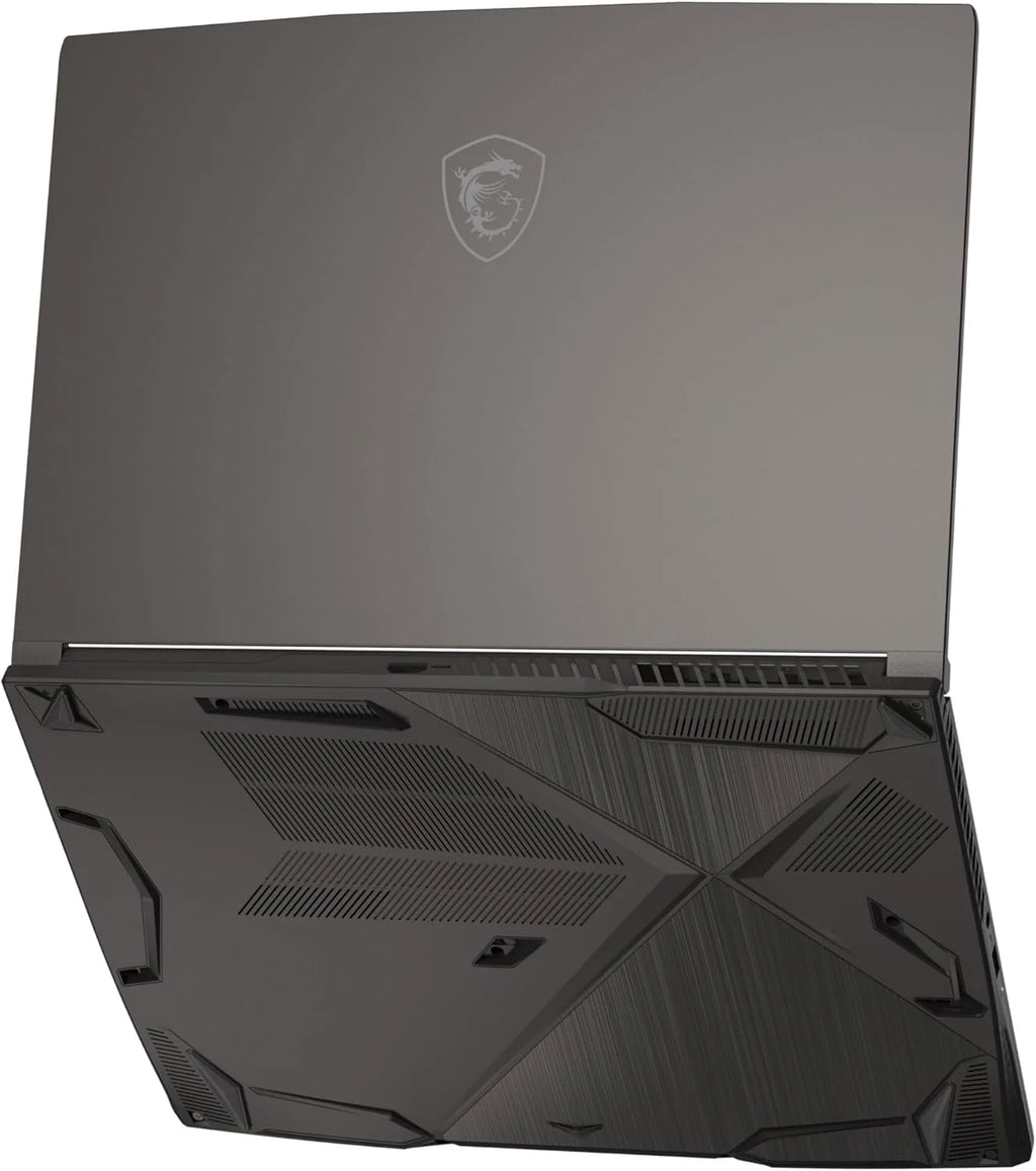 MSI Thin 15 B12UC-1842XES - Ordenador portátil de 15.6" Full HD (Intel Core i5-12450H, 16GB RAM, 512GB SSD, NVIDIA RTX 3050, Sin Sistema operativo) Color Gris - Teclado QWERTY español