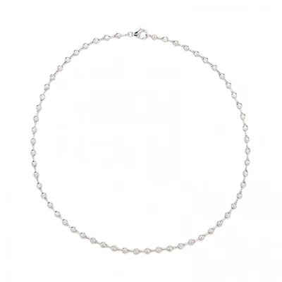 Collares, pendientes y pulsera fiesta con circonitas