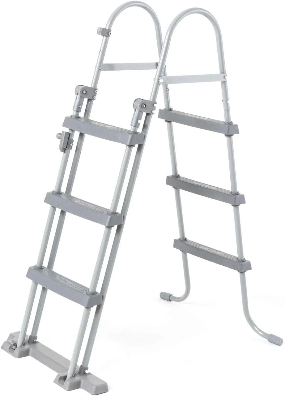 BESTWAY 56418 - Piscina Desmontable Tubular Steel Pro MAX 366 x 100 cm, con Depuradora Cartucho 2.006 L/H y Escalera