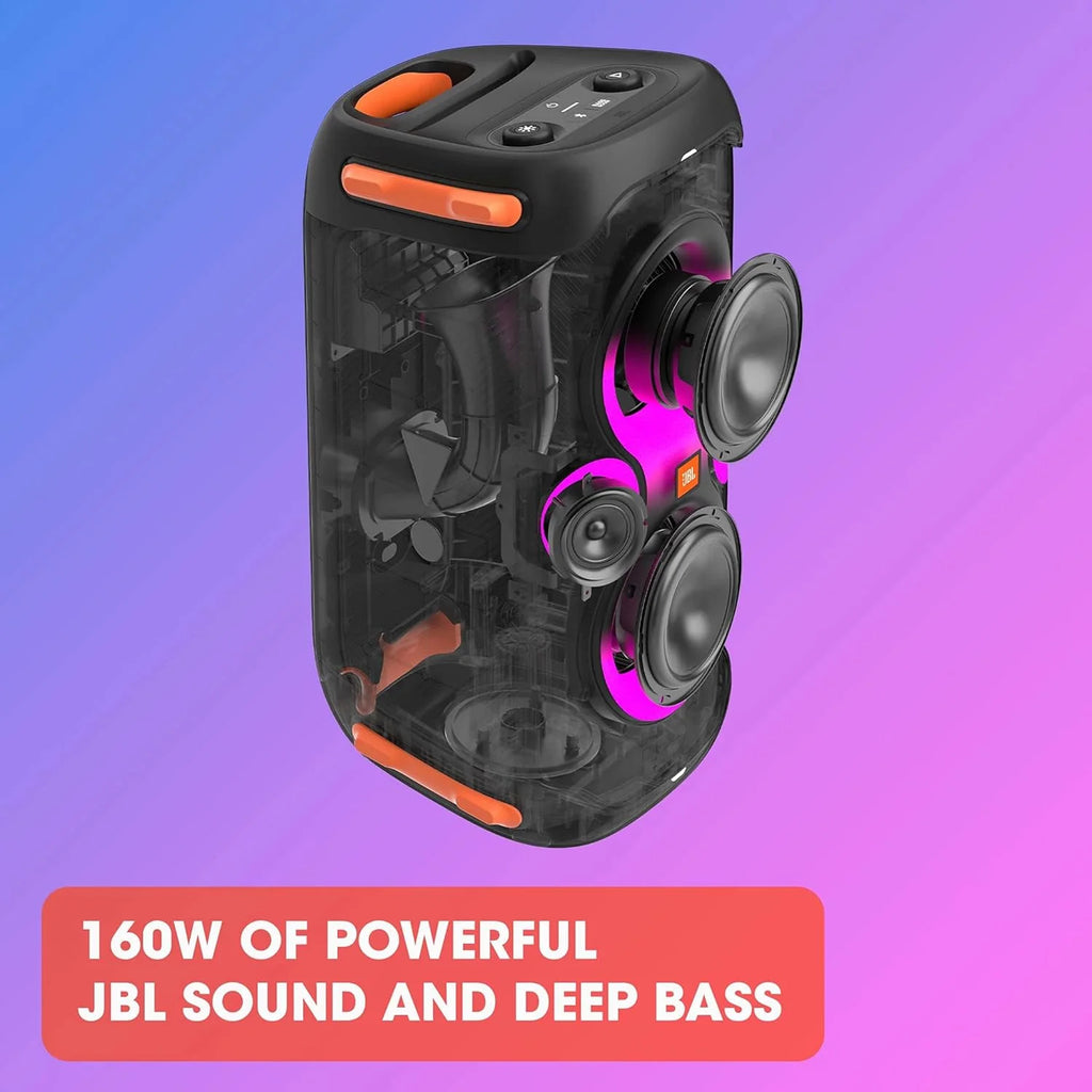 Jbl Partybox 110 JBLPARTYBOX110EU Głośnik Bluetooth, Czarny, ‎24 x 69 x 2,5 cm