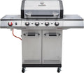 Char-Broil Barbacoa de Gas Advantage PRO S 4 - Barbacoa a gas con 4 quemadores y TRU-Infrared Technology, quemador de alto rendimiento de 900 °C, rejillas de hierro fundido