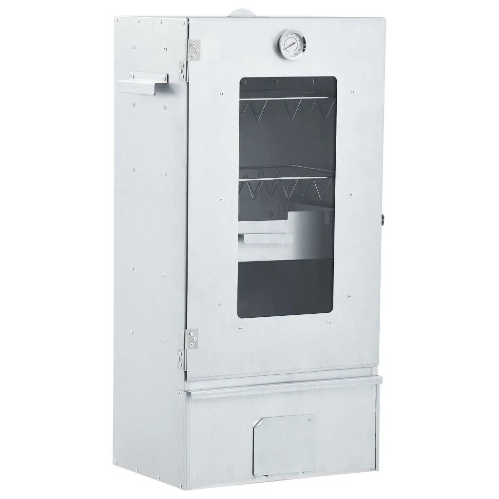 Horno Ahumador Barbacoa 1 Kg De Virutas De Madera 44,5x29x83 Cm Vidaxl