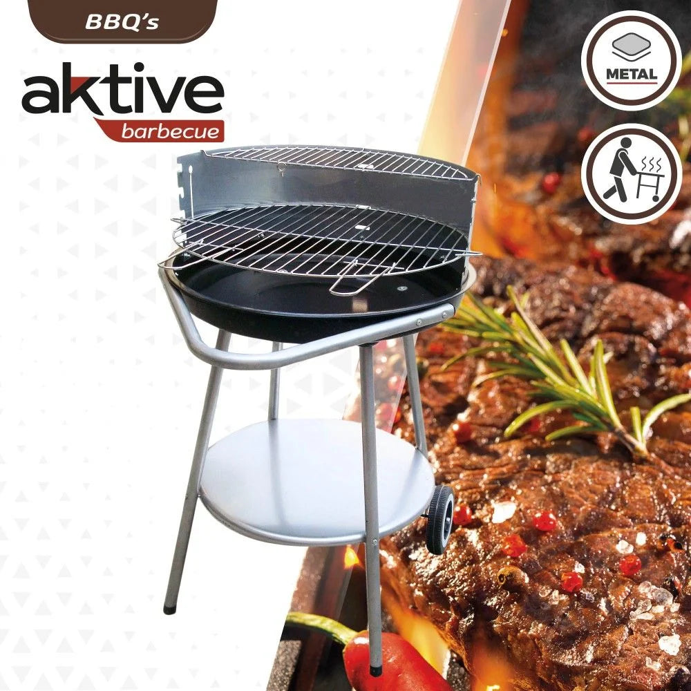 Barbacoa Redonda Portátil Aktive