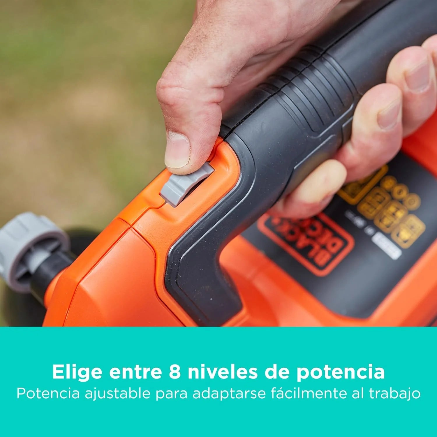 BLACK+DECKER Sopladora, aspiradora y trituradora de Hojas sin Cable de 36v, con Bolsa de recolección de 45L y batería de Litio de 2.5Ah, BCBLV3625L1-QW