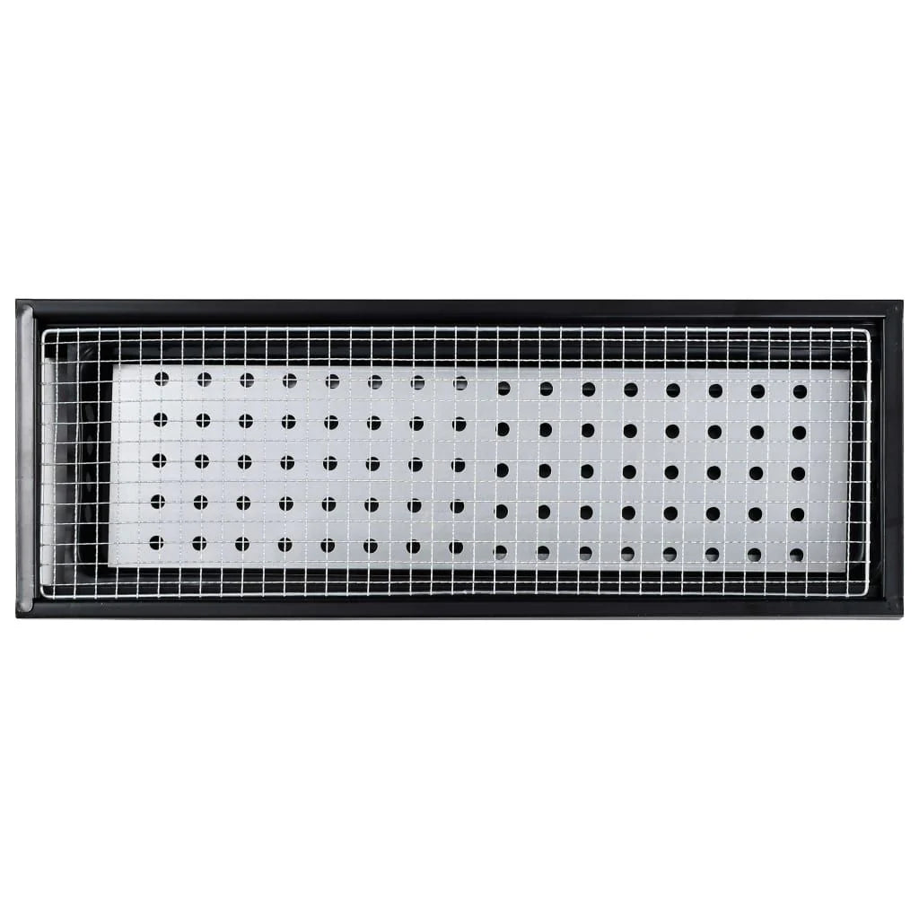 Barbacoa Portátil Para Camping De Acero 60x22,5x33 Cm Vidaxl