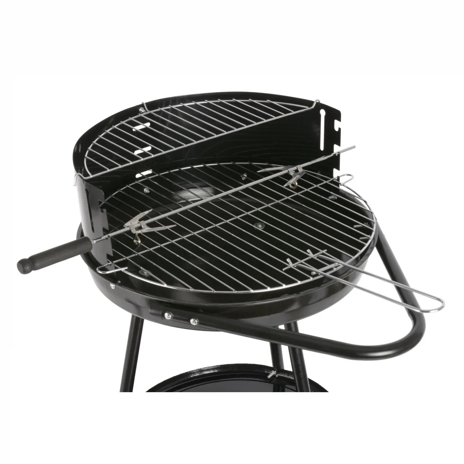 Barbacoa Redonda con Asas y Ruedas Idealcasa