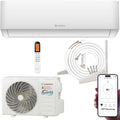 HANTECH Split aire acondicionado 12000 BTU H-PRO función de calefacción y refrigeración, filtro de aire, WIFI, material de montaje