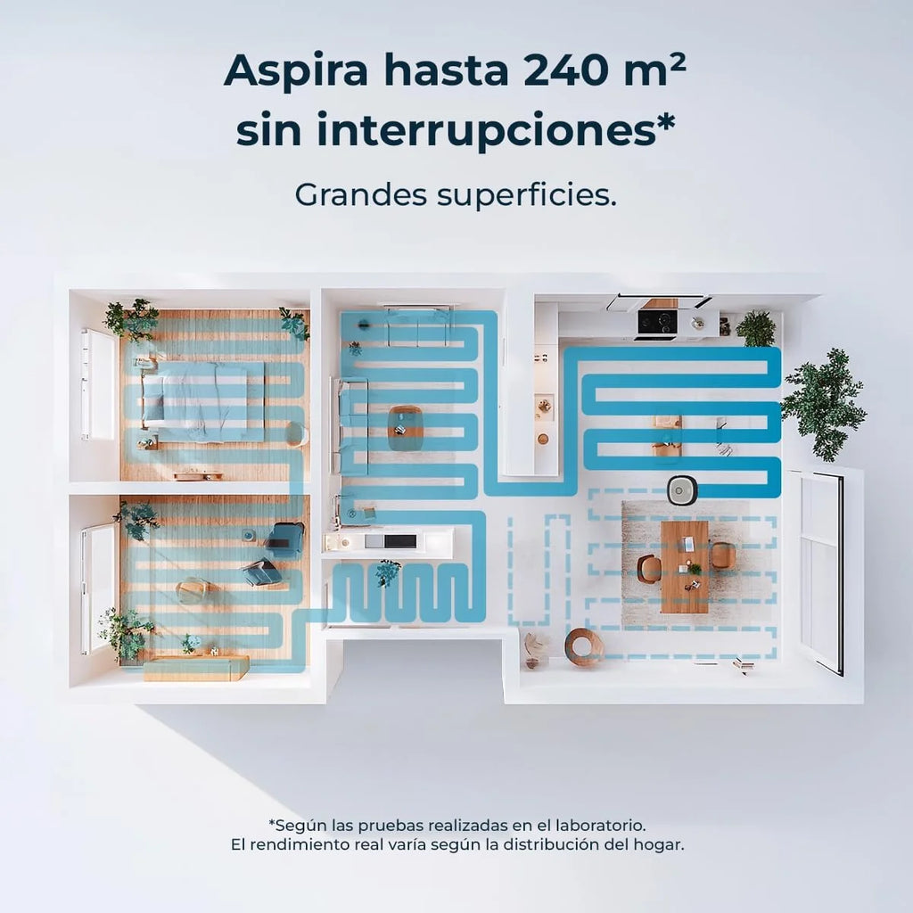 Cecotec Robot Aspirador y Friegasuelos con IA, Base Autovaciado y Tecnología Láser Conga Z100. 20000Pa, Fregado Profesional con Mopa Bimaterial XXL, Autovaciado Polvo, Agua y Limpieza de Mopas, App
