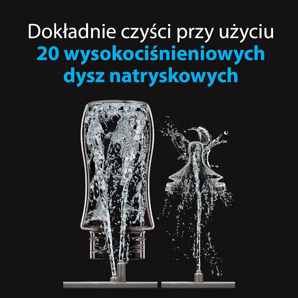 Baby Brezza Myjka do butelek Pro – środek do czyszczenia butelek dla niemowląt 3 w 1; mycie, sterylizacja, suszenie – uniwersalne czyszczenie wszystkich butelek: tworzywo sztuczne + szkło + smoczek