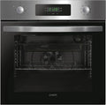 Candy FIDCP X625 L, Horno Multifunción, 70L, Bandeja y Rejilla, Limpieza Aquactiva, Convección + Ventilador radial, 8 Funciones, Display Timer Touch, Mandos Push&Pull, Puerta 2 Cristales, Inox y Negro