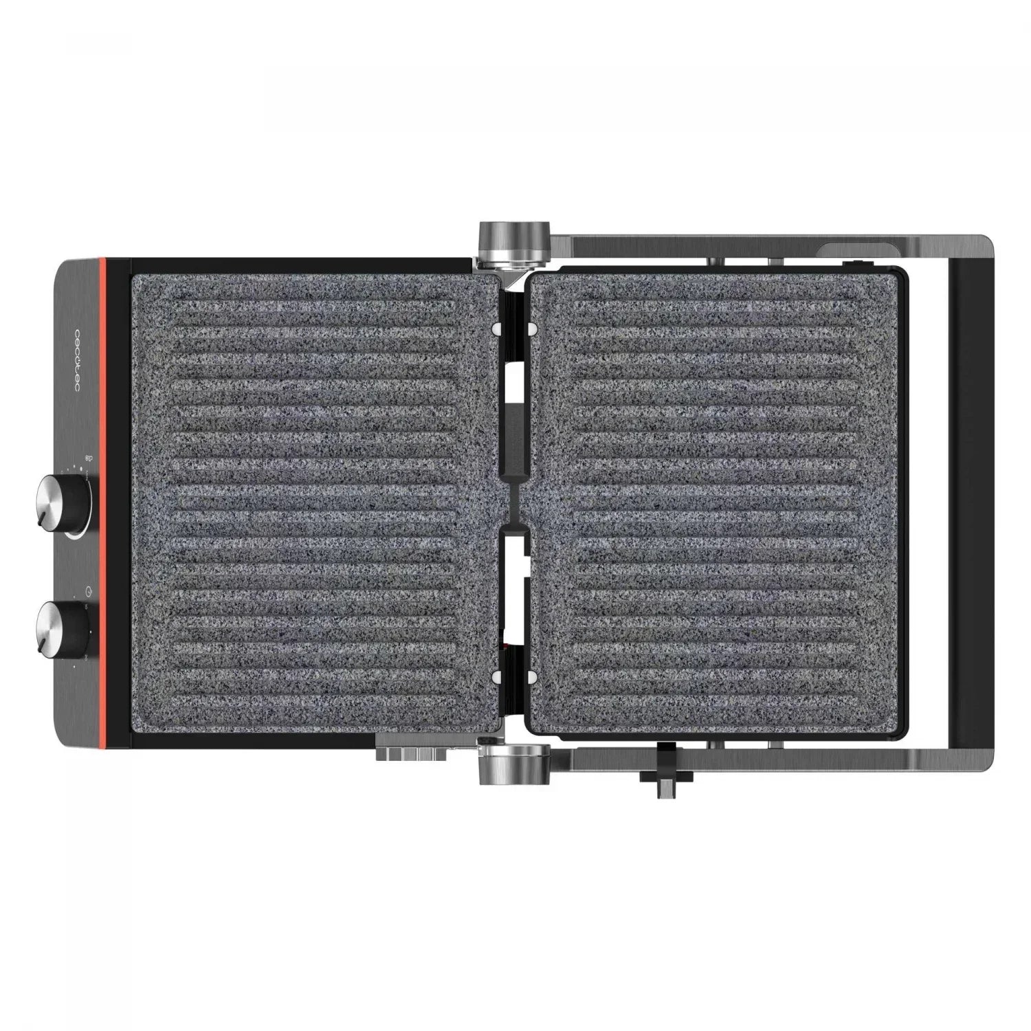 Barbacoa Eléctrica Cecotec Rock’nGrill Blaze Neon, 2200 W - Negro
