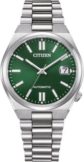 Citizen Reloj automático para Mujer con Correa de eslabones de Acero Inoxidable, 37 mm, Cristal de Zafiro, Fecha, Azul Hielo, NJ0200 en Diferentes Variantes