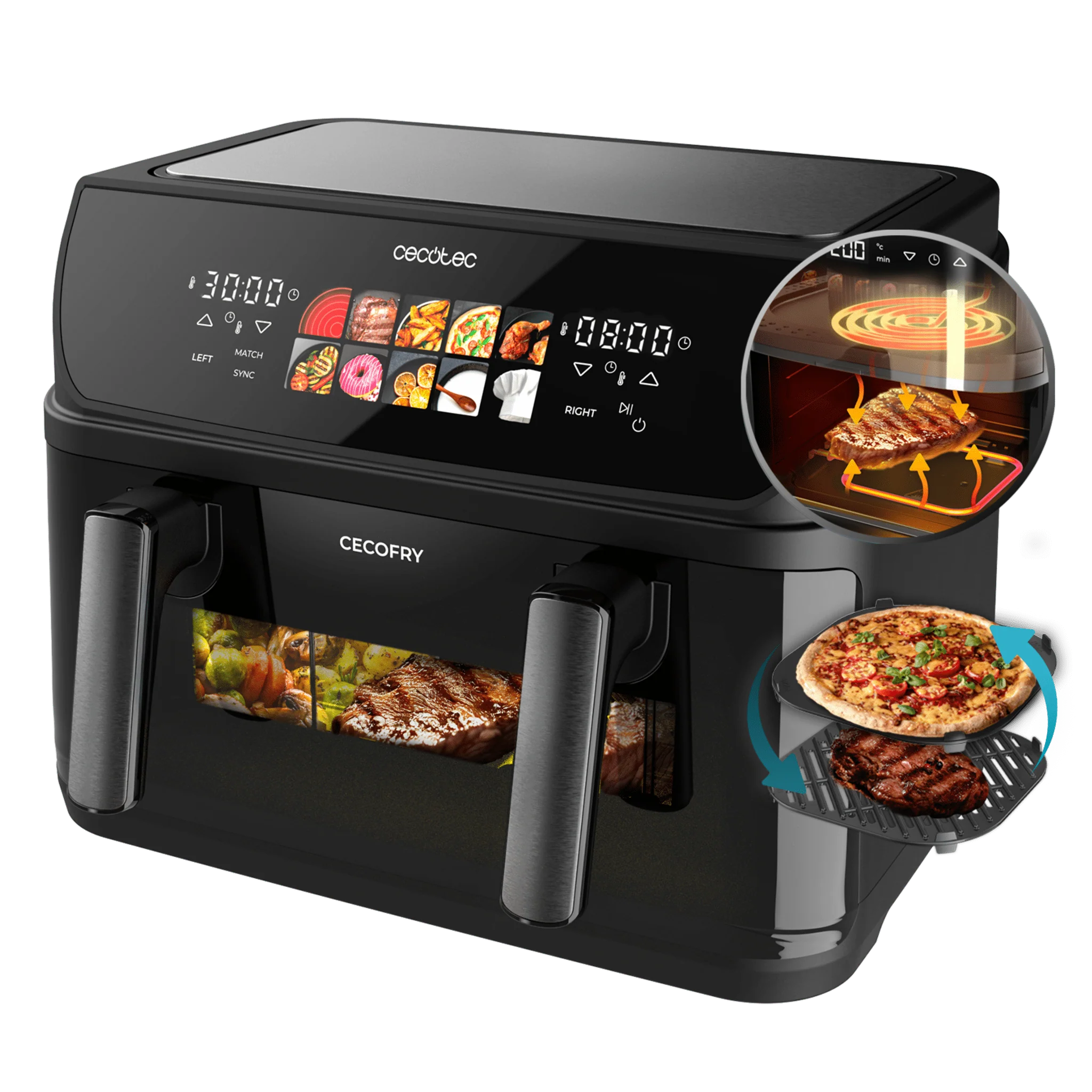 Cecofry&Grill Duoheat 10000