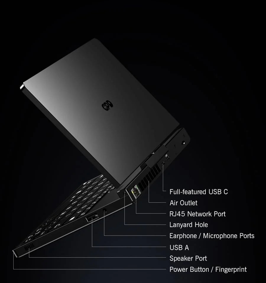 GPD Pocket 4 (8840U) Ultra Mobile PC de aluminio con Windows 11, pantalla 8.8 Ultra HD giratoria 180°, Ryzen 7 8840U, RAM 16 GB LPDDR5x, SSD NVMe 1 TB, Wi-Fi 6E, Ethernet 2.5G, Bluetooth 5.3