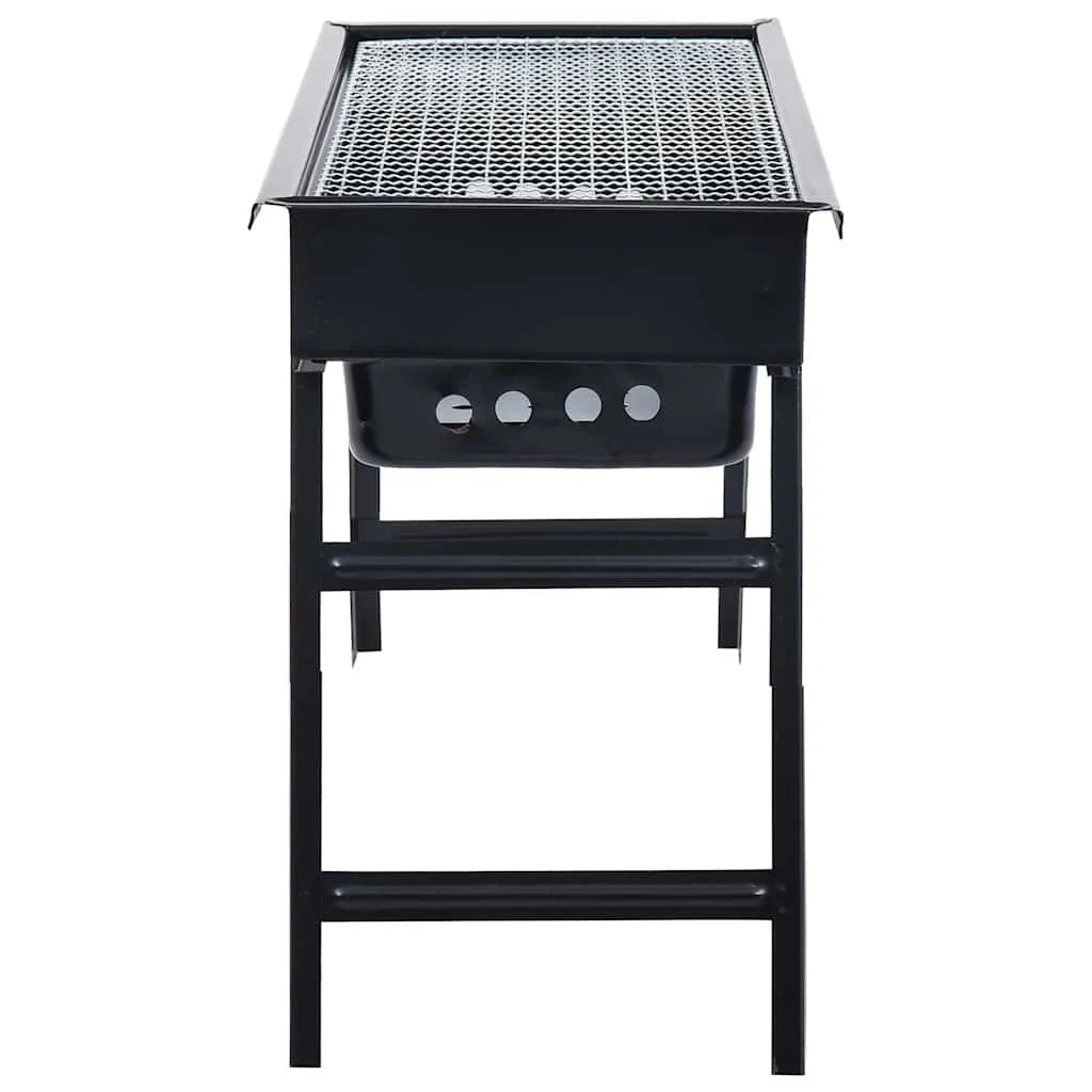 Barbacoa Portátil Para Camping De Acero 60x22,5x33 Cm Vidaxl