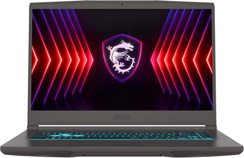 MSI Thin 15 B12UC-1842XES - Ordenador portátil de 15.6" Full HD (Intel Core i5-12450H, 16GB RAM, 512GB SSD, NVIDIA RTX 3050, Sin Sistema operativo) Color Gris - Teclado QWERTY español
