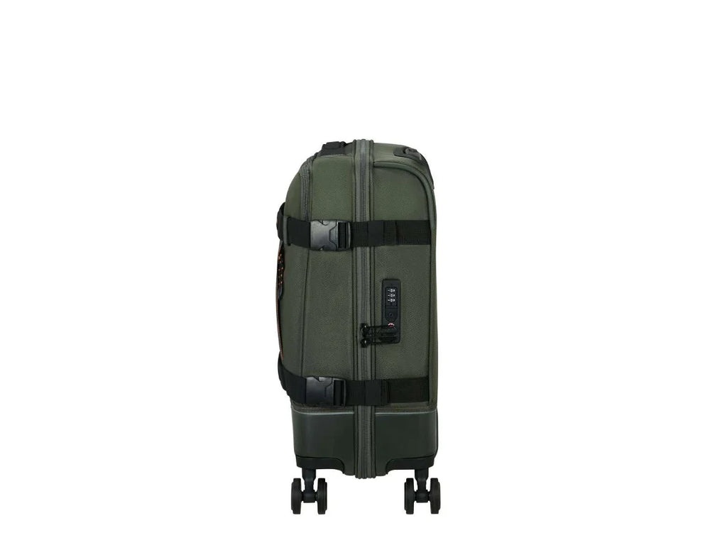 Mala De Cabina Interior Pista 55cm 4 Rodas Caqui Escuro 41.5 l American Tourister