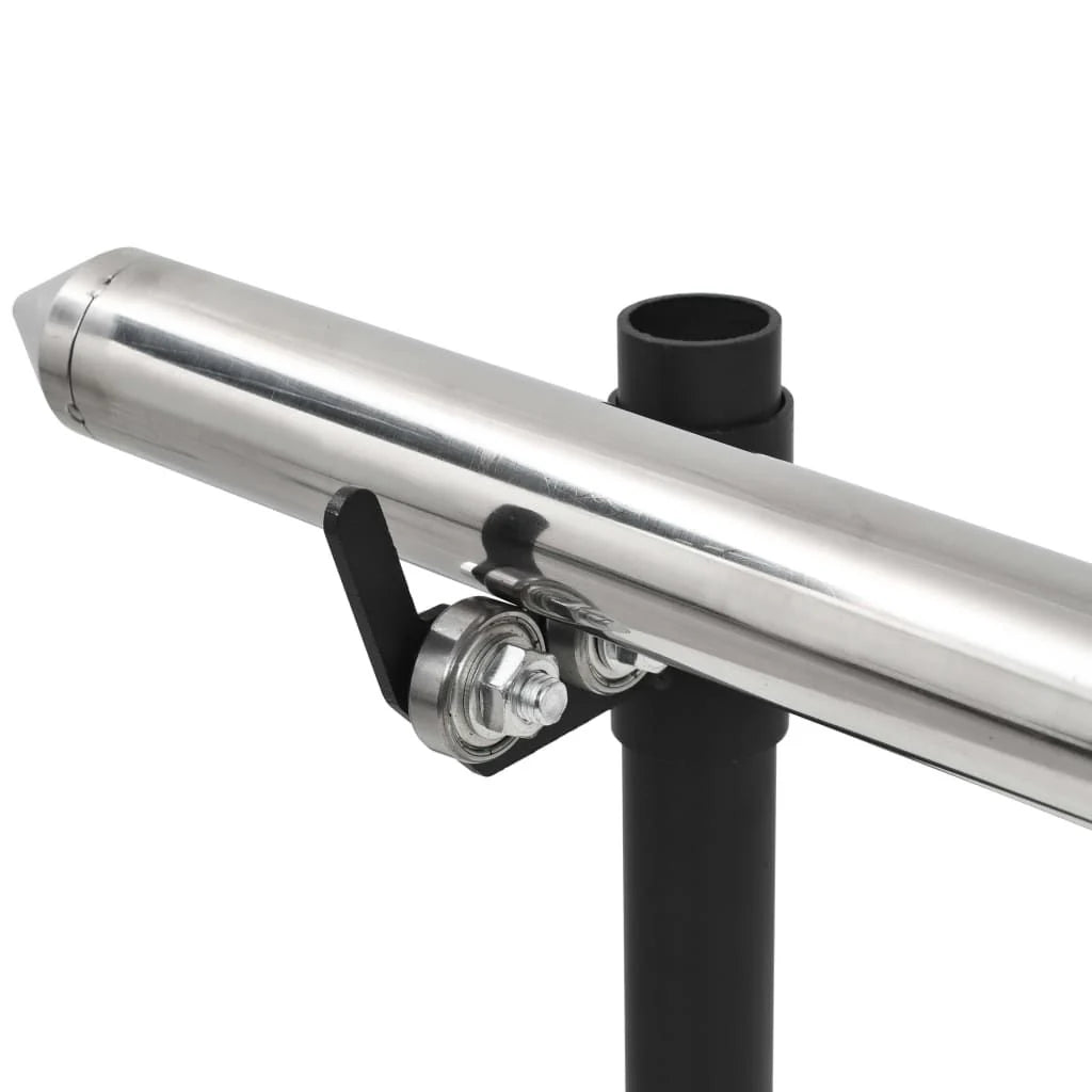 Barbacoa Grill Automática Motor Acero Inoxidable 207x45x81 Cm Vidaxl