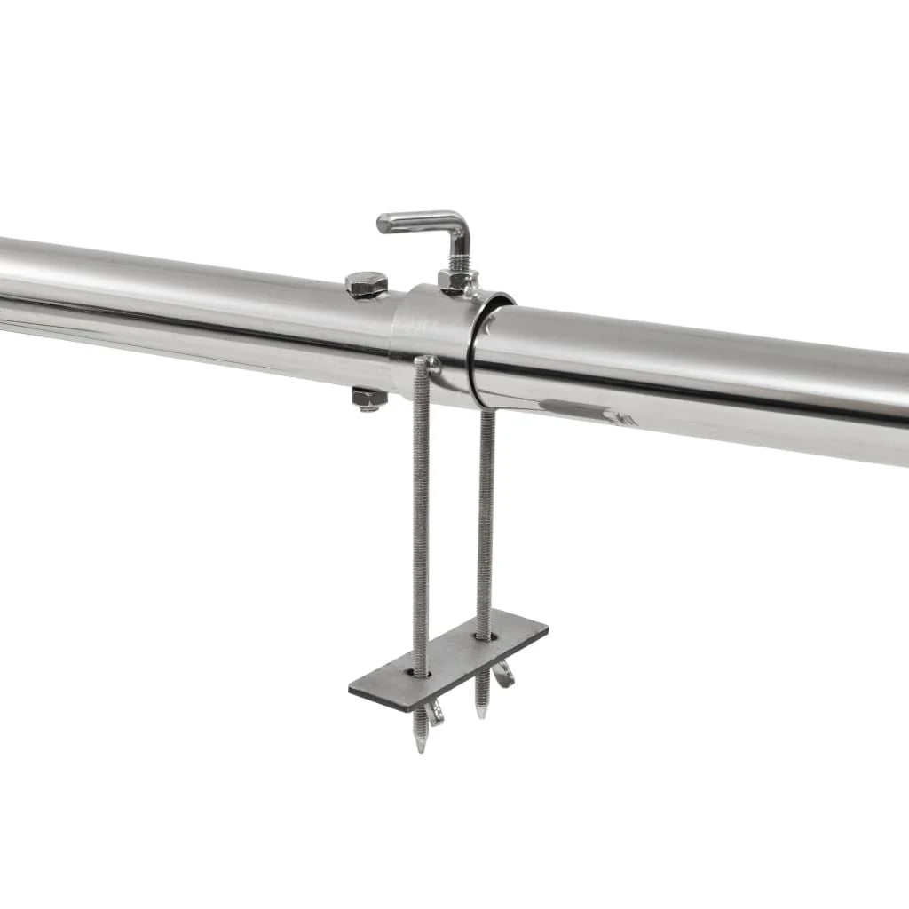 Barbacoa Grill Automática Motor Acero Inoxidable 207x45x81 Cm Vidaxl