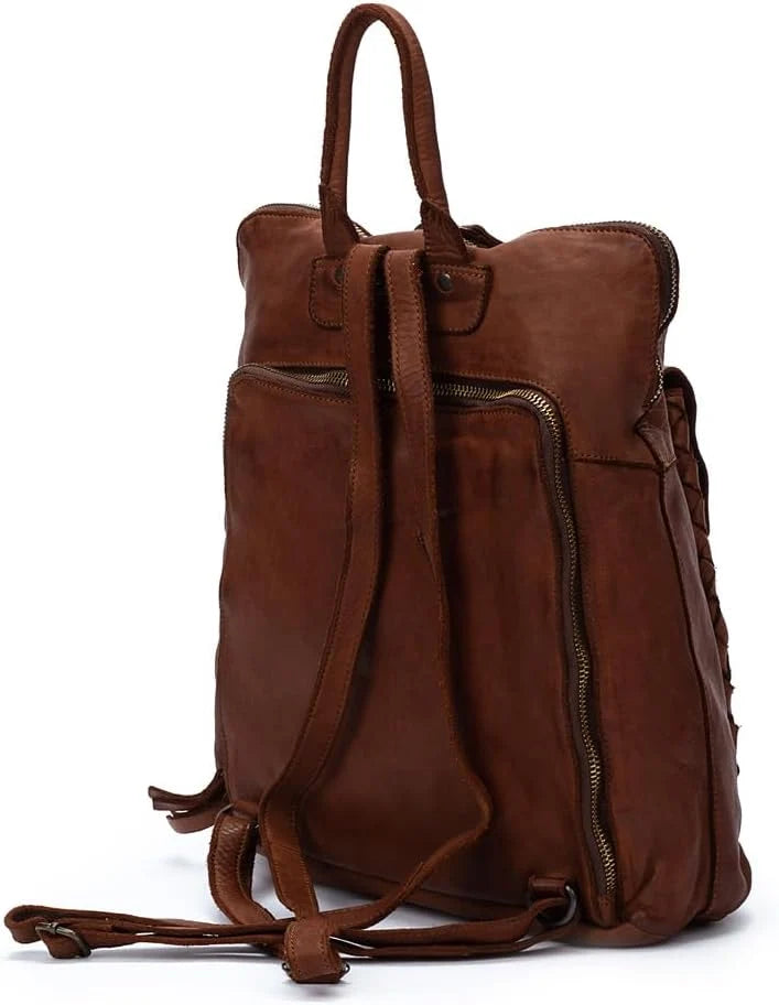 Pikolinos Mochilas en Cuero FAURA para Señora Color COGNAC