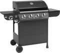 Grill gazowy "COLUMBUS" 4 + 1 palnik firmy El Fuego® BBQ BBQ grill na kółkach, grill gazowy Barbecue AY 563