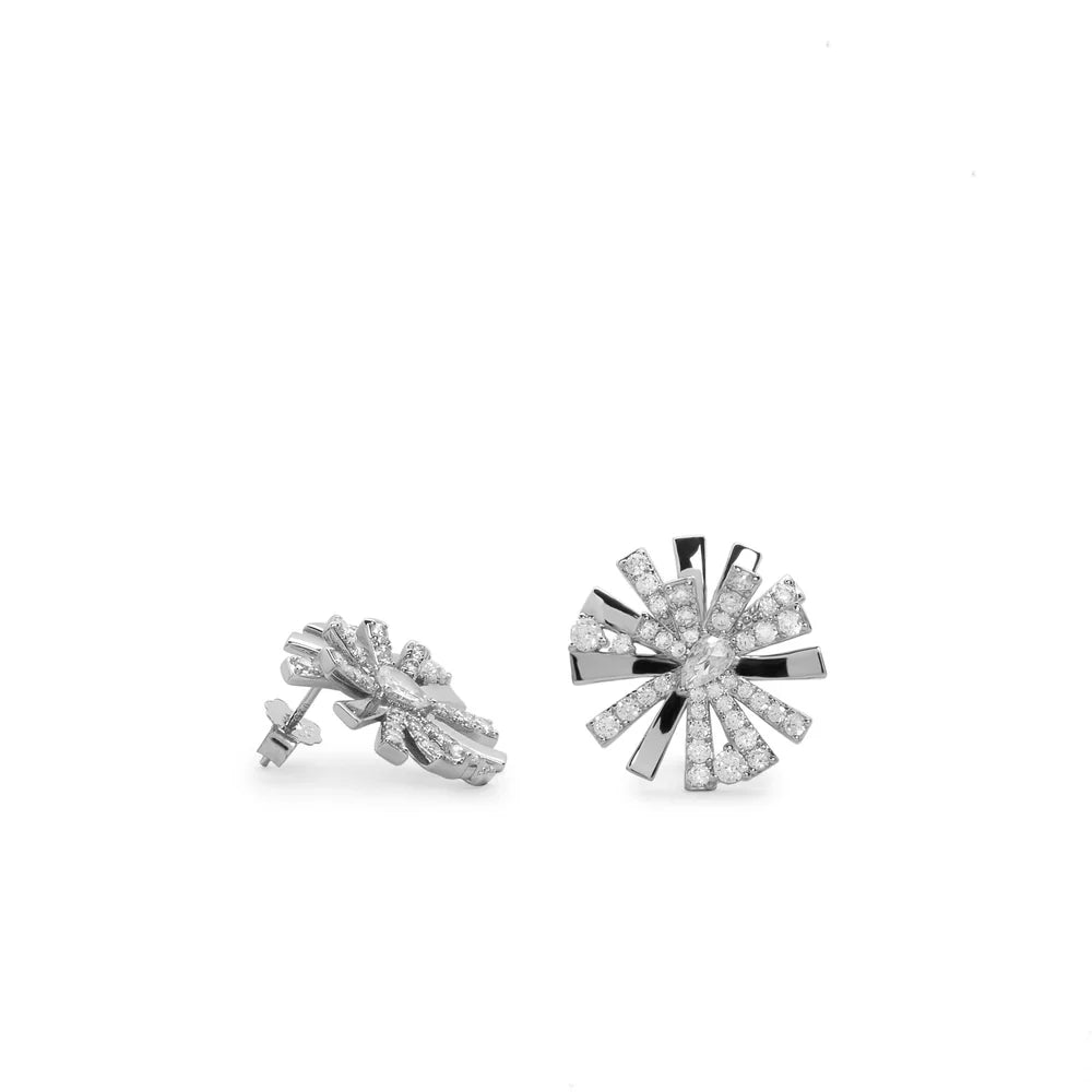 Pendientes diseño floral