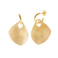 Pendientes Bamboo dorados óvalos