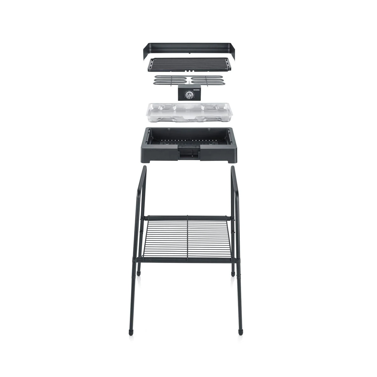 Barbacoa Con Patas Con Parrilla Acanalada 2200 W Pg 8568 Severin