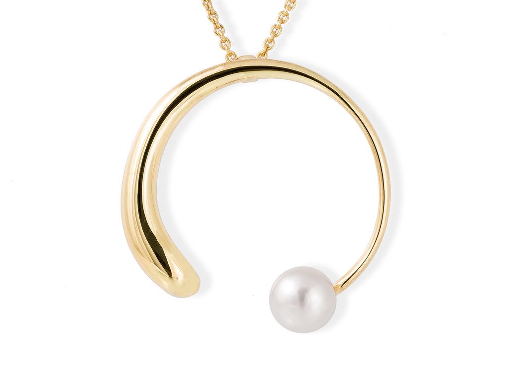 Colgante perlas.