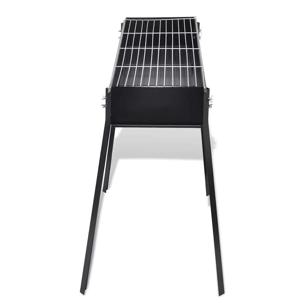Barbacoa De Carbón Cuadrada Con Soporte Vidaxl