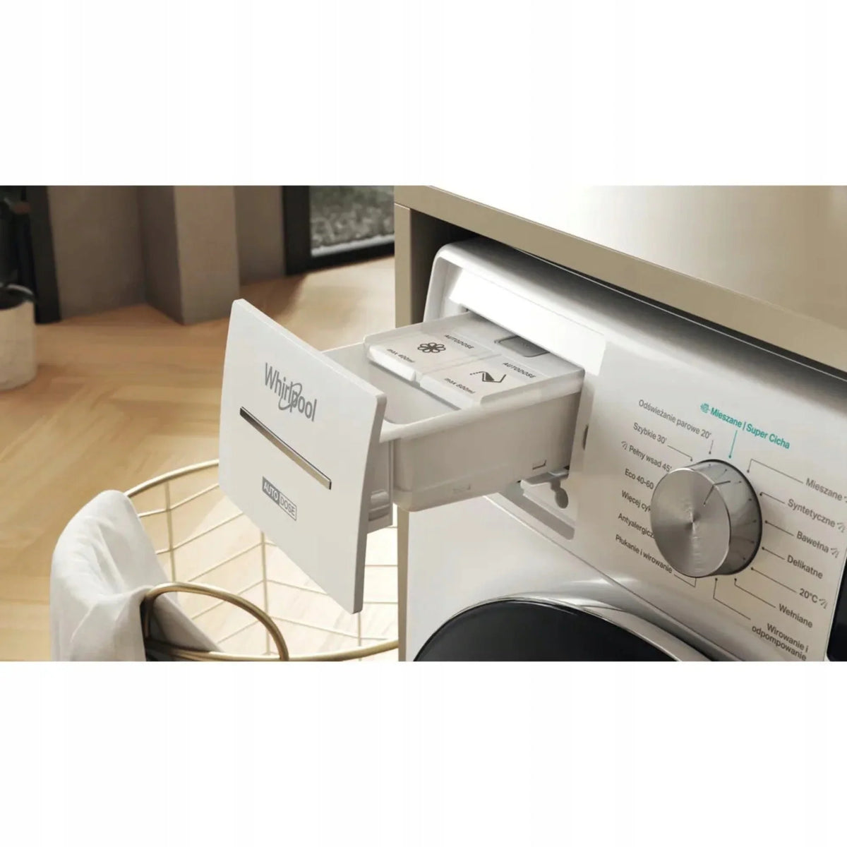 Pralka Whirlpool W8 99AD Silence PL 9kg 6. Zmysł AutoDose 60cm
