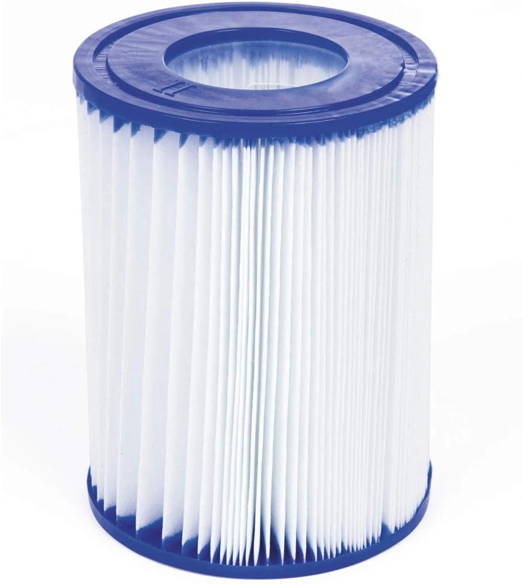 BESTWAY 56418 - Piscina Desmontable Tubular Steel Pro MAX 366 x 100 cm, con Depuradora Cartucho 2.006 L/H y Escalera