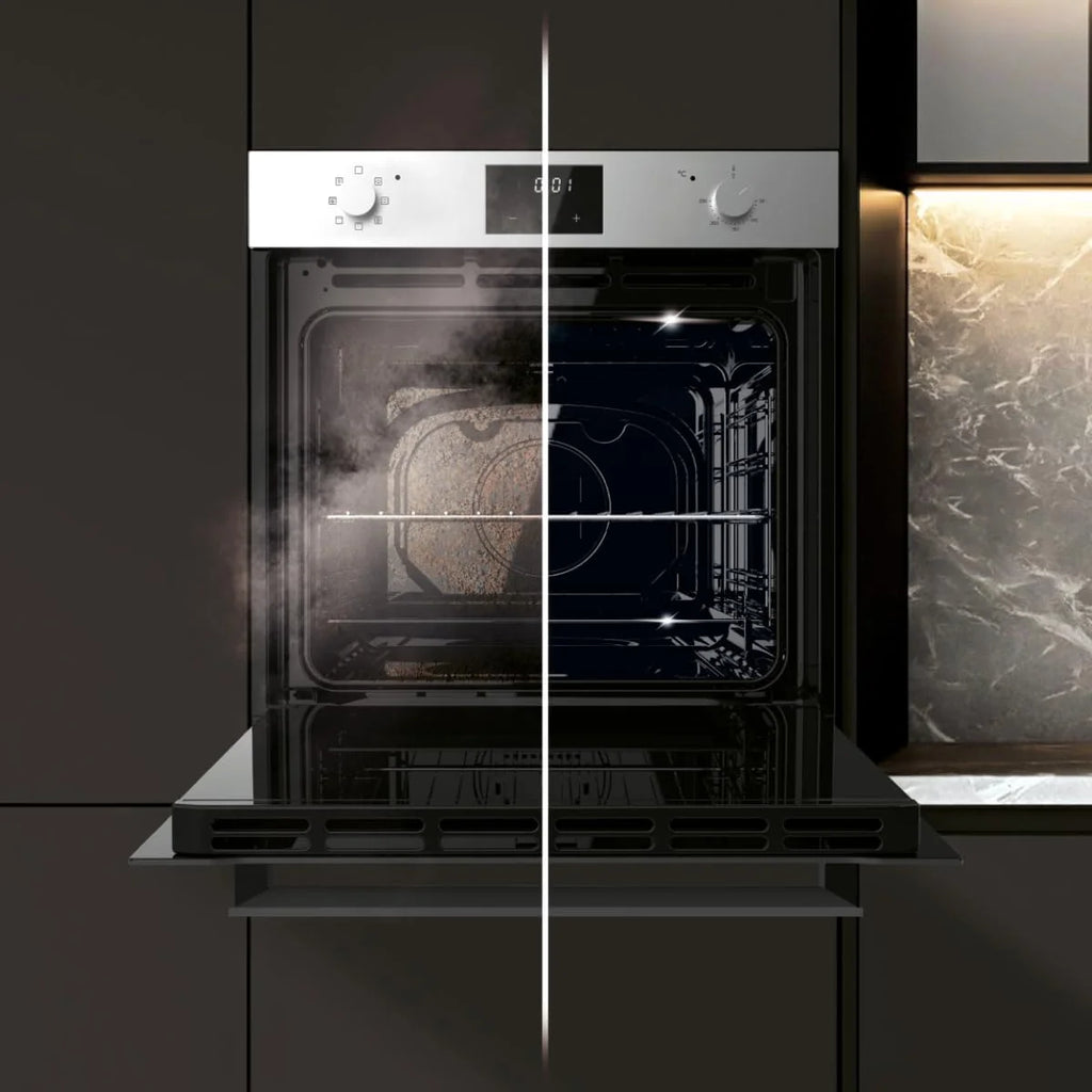 Cecotec Horno Integrable Multifunción 70L Bolero Hexa M226001 Line A. 2800W, 7 Funciones, Display, Steam Base XXL, Steam Assist, Steam EasyClean, Cooling Fan, Modo Eco, Modo Convección, Modo Grill