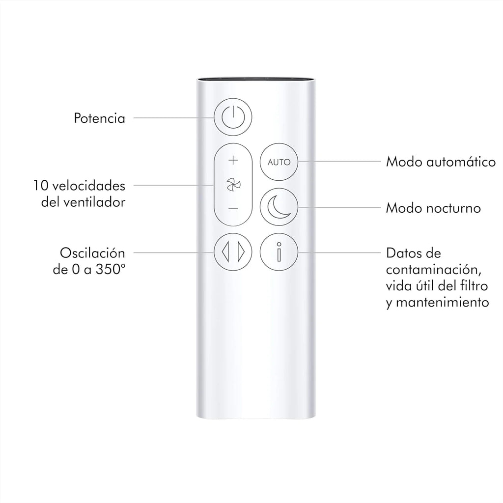 Purifier Cool Gen1 TP10 purificador de aire y ventilador – purificación potente, flujo de aire refrescante (Blanco)