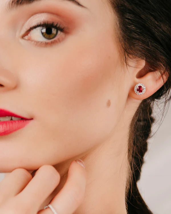 Pendientes plata de ley