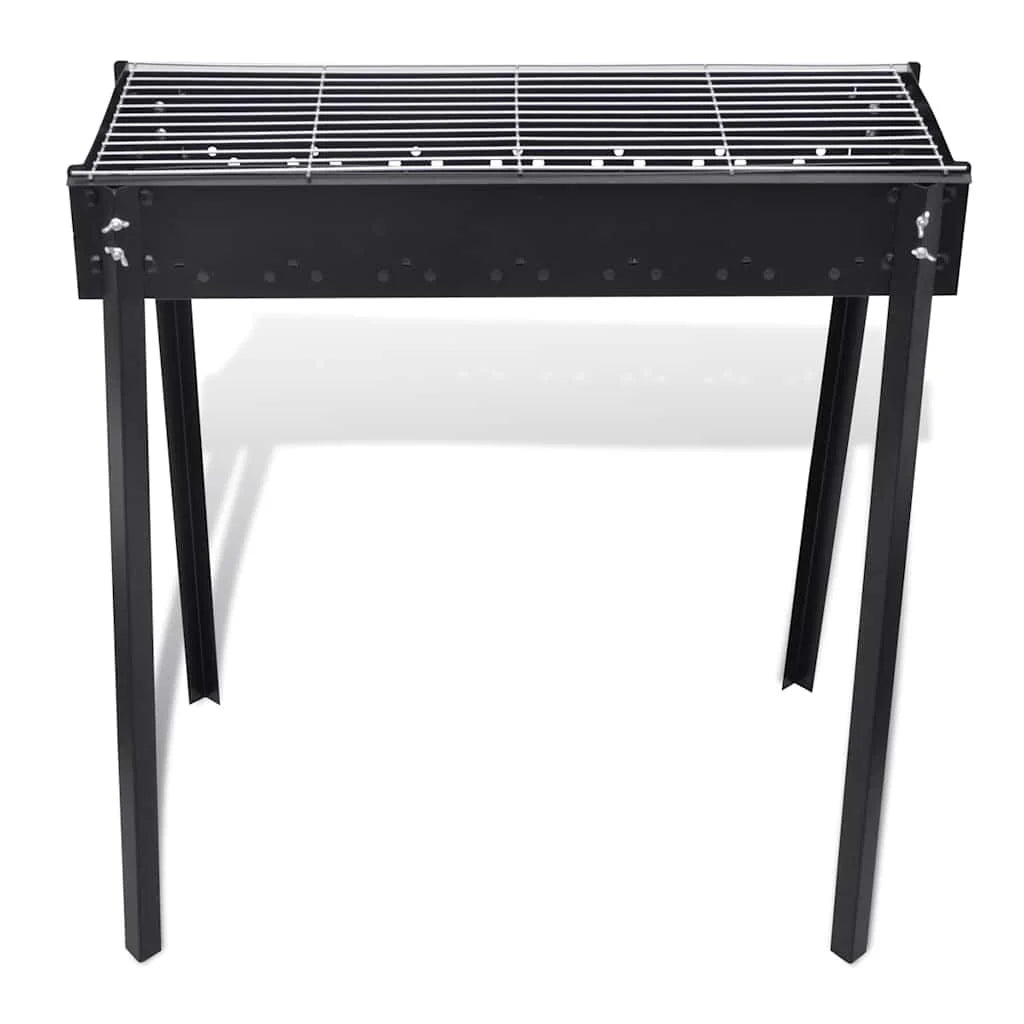 Barbacoa De Carbón Cuadrada Con Soporte Vidaxl