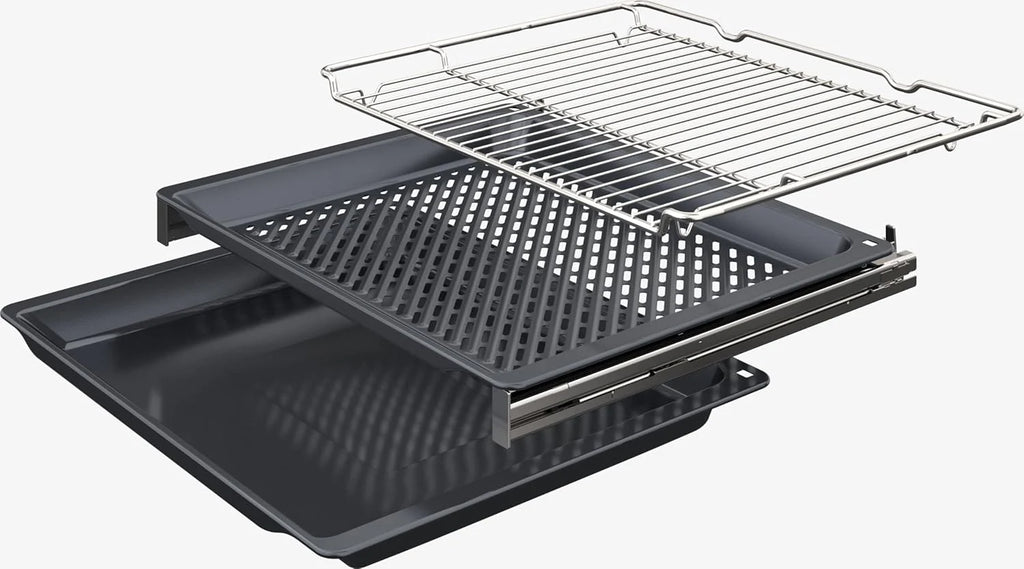 Balay – Horno multifunción, 60 cm de ancho, 71L, Serie Cristal, Función Freidora de aire, Aqualisis, blanco, 3HB5159B4