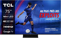 TCL 32V5C - Smart QLED Full HD 32-calowy telewizor Direct LED z systemem Android TV i HDR - kompatybilny z Google Cast i Google Home, smukła konstrukcja [klasa efektywności energetycznej F]