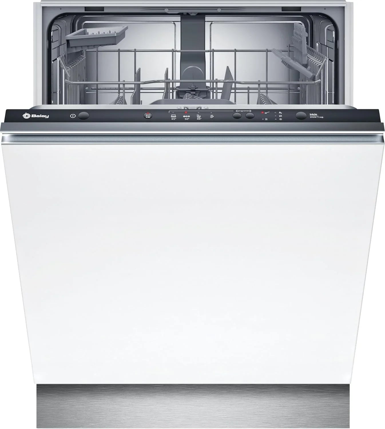 Balay Built-in Dishwasher, 12 Service, 60 cm Width, Half Load, Fast Program, Quiet, 3VF304NP