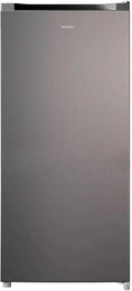 INFINITON Congelador Vertical CV-140L25XEQ, 145 Litros, E, Función Fast Freezing, Congelador 4****, cajón Flap, Tirador integrado, Puerta reversible, Inox