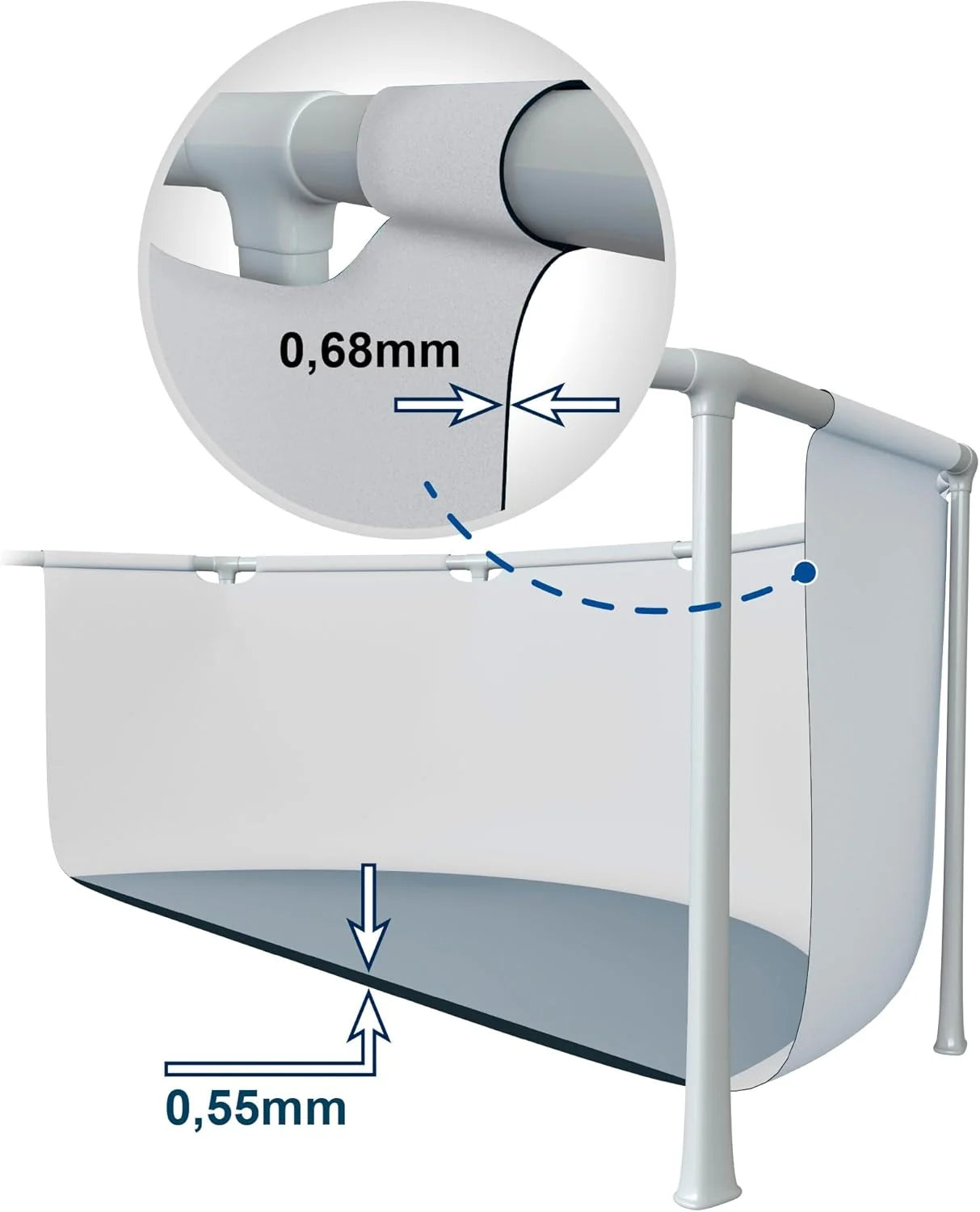 Intex Piscina elevada redonda Ultra XTR Frame 488x122 cm con depuradora (55216)