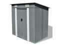 Abrigo de Metal MAISON EXCLUSIVE Cinzento (80x159 cm)