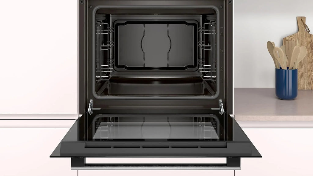 Balay - Horno, 60 cm, 5 funciones, control mecánico, negro, Acero inoxidable, 3HB1000X0