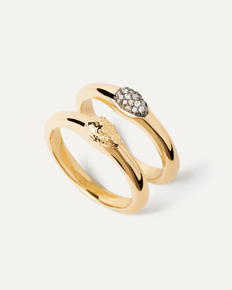 Set De Anillos The Rocks
