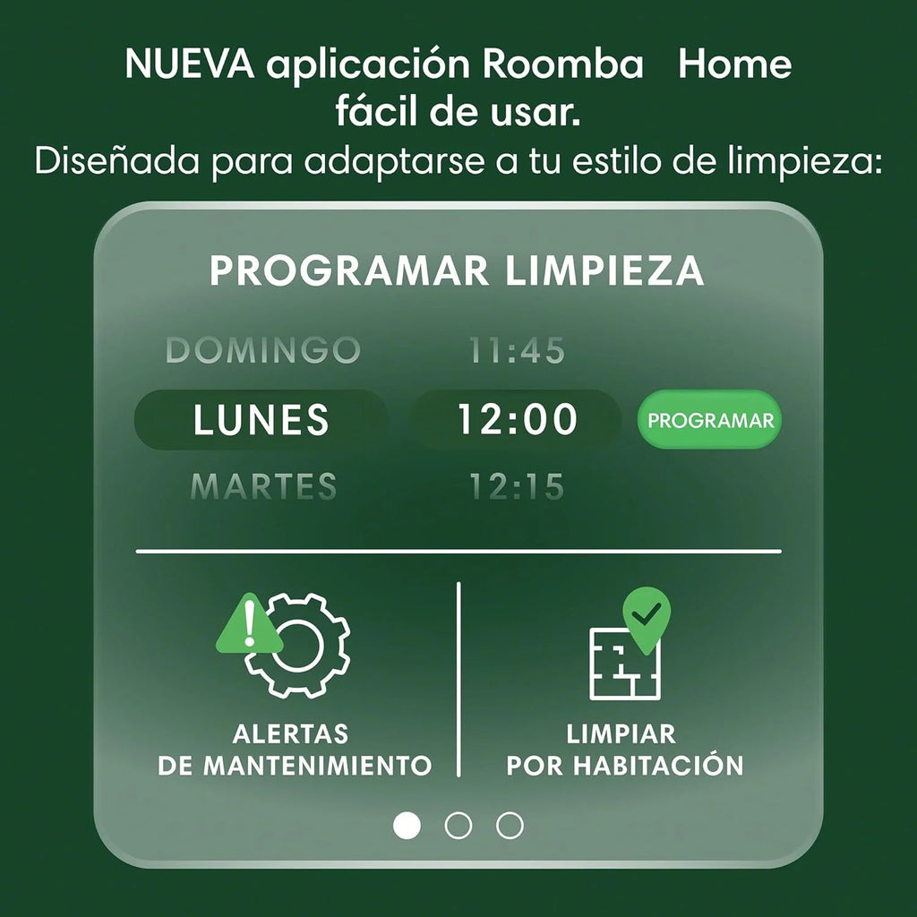 iRobot Roomba 105 Combo y Base AutoEmpty con autovaciado de 75 días, Aspirador y friegasuelos, Clearview LiDAR, 7000Pa,120 mins, SmartScrub, Evita obstáculos,Recarga y reanuda,App, 3 Modos Limpieza_N