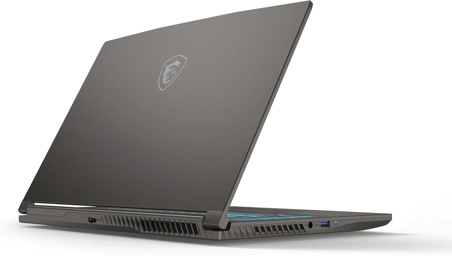 MSI Thin 15 B12UC-1842XES - Ordenador portátil de 15.6" Full HD (Intel Core i5-12450H, 16GB RAM, 512GB SSD, NVIDIA RTX 3050, Sin Sistema operativo) Color Gris - Teclado QWERTY español