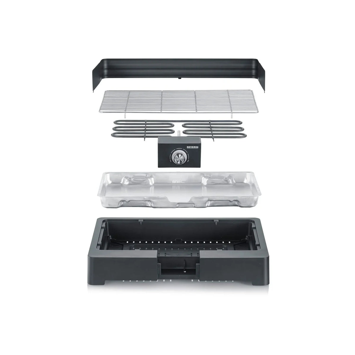 Barbacoa De Mesa Negro 2200 W Pg 8565 Severin