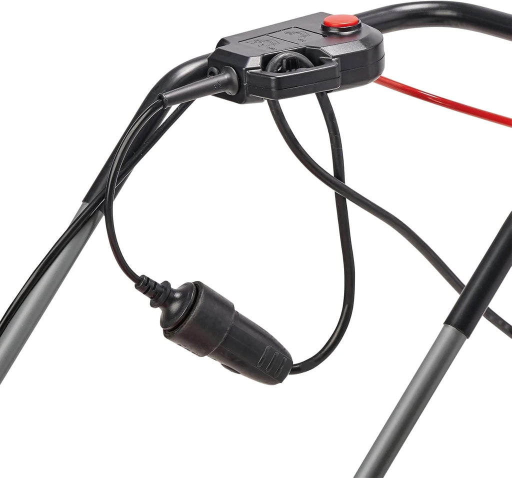 Einhell Cortacésped eléctrico GC-EM 1800/43 (1800 W, Ancho de Corte 43 cm, Altura de Corte Ajustable a 6 Niveles, Bandeja colectora 50 L)